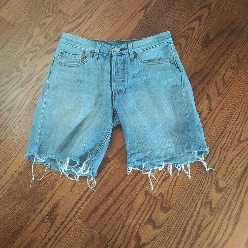 Levi's Cut Off Jeans Denim Shorts
